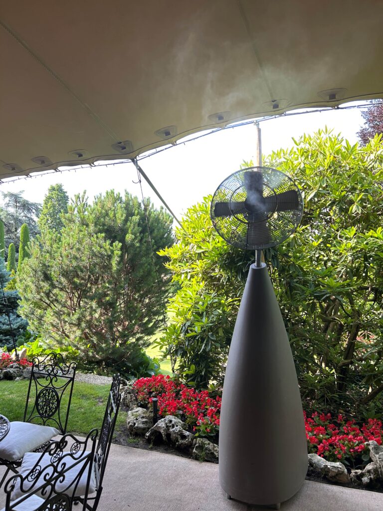 Nebulizzatori adiabatici per eventi