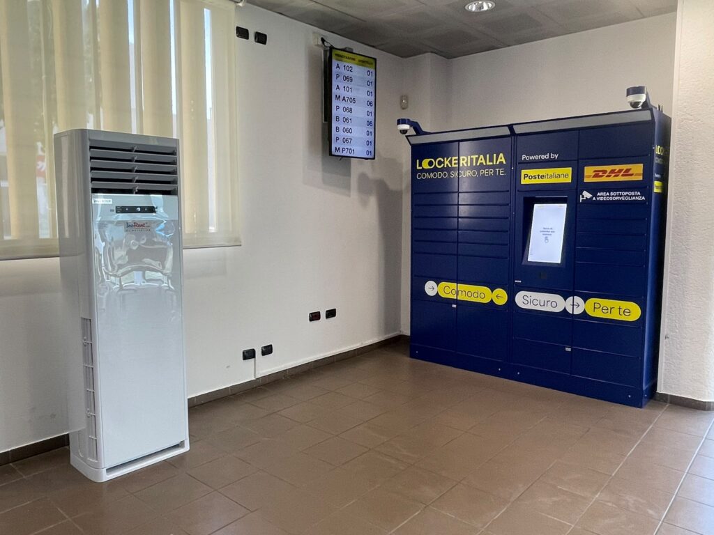 Colonna per ufficio postale