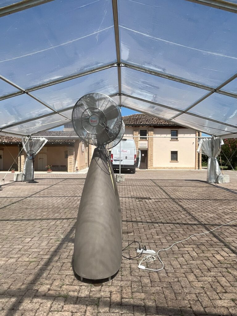 Rollypack nebulizzatore adiabatico per evento