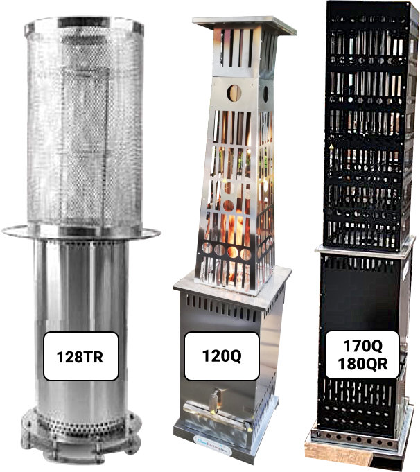 Setas para calefacción de pellets