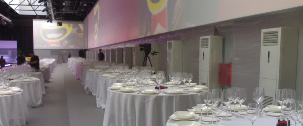Condizionatori a colonna per catering